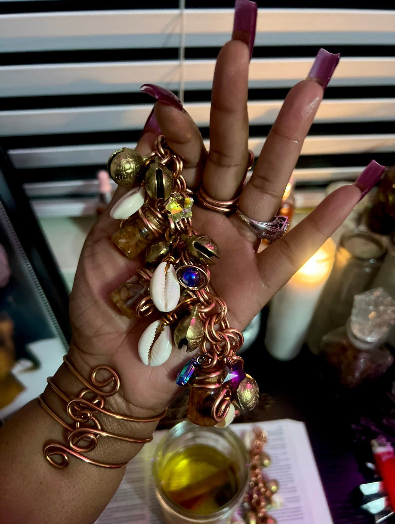 Kosmos Kween Whimsical Honey Jar Bracelet