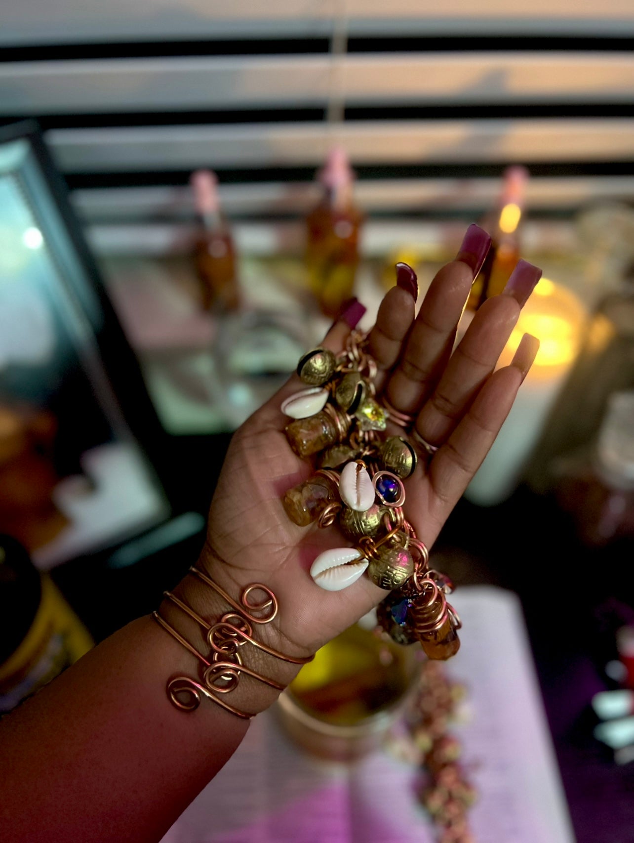 Kosmos Kween Whimsical Honey Jar Bracelet