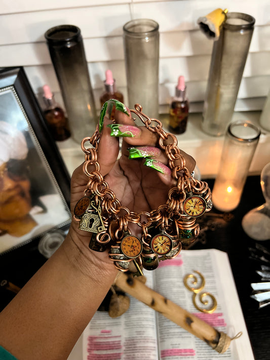 “Time Is Money” John The Conqueror Honey Jar Prosperity Bracelet